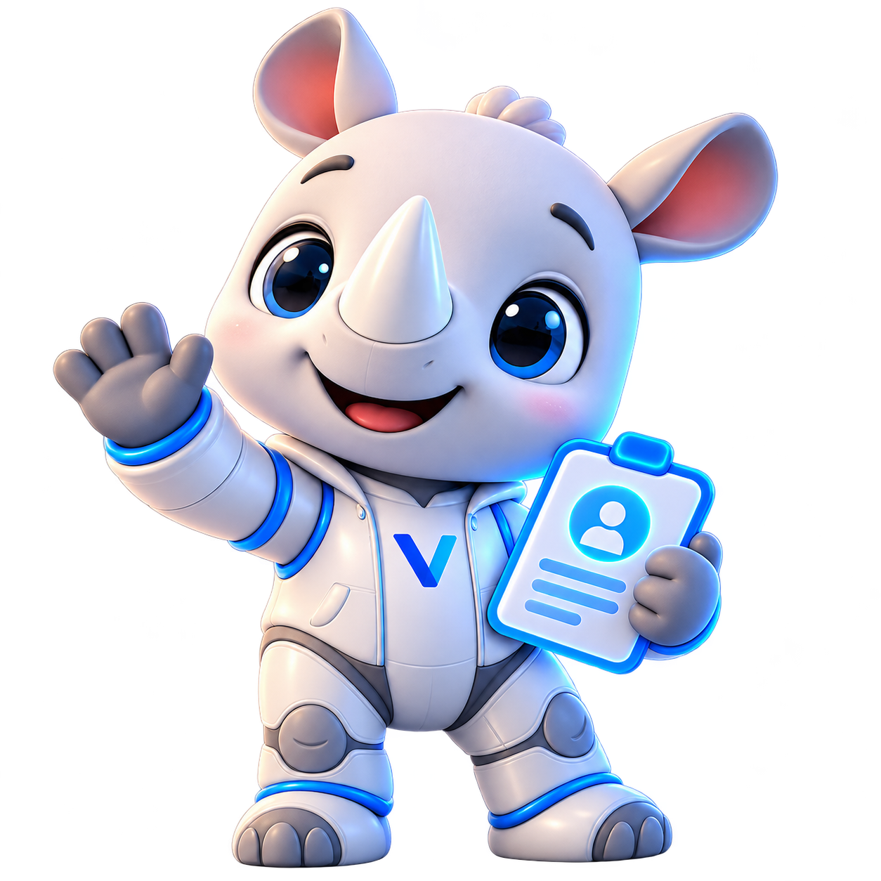 Welcoming Veltora referral mascot